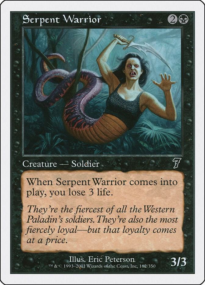 Serpent Warrior (162) [Seventh Edition]