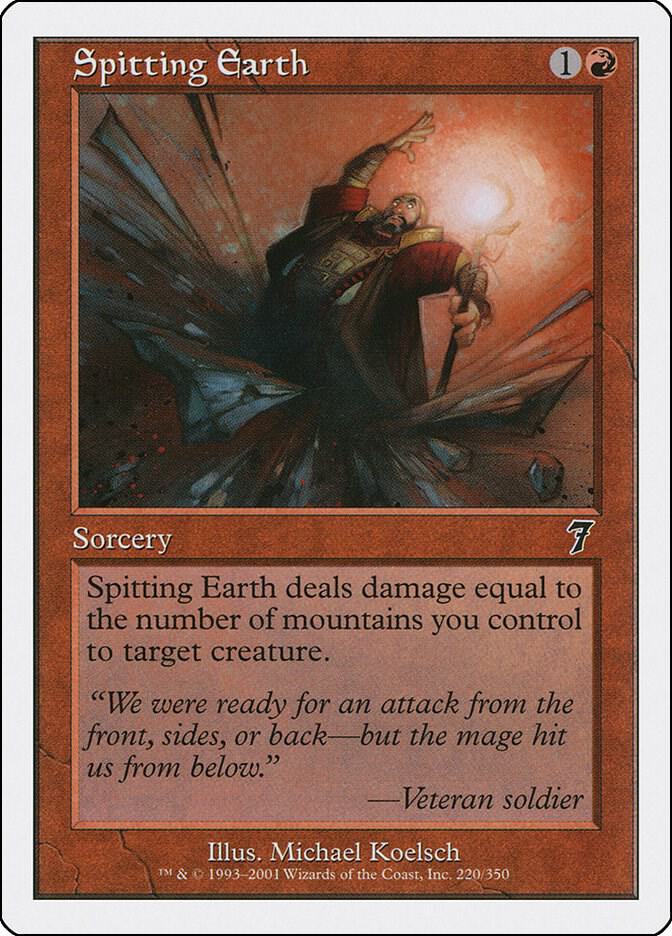 Spitting Earth (220) [Seventh Edition]