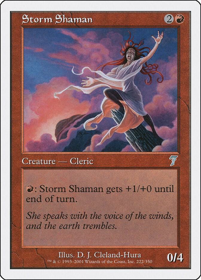 Storm Shaman (222) [Seventh Edition]