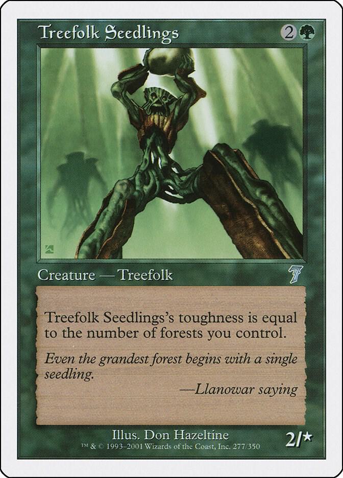 Treefolk Seedlings (277) [Seventh Edition]