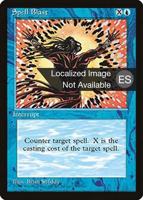 Spell Blast (103) [Fourth Edition Foreign Black Border]