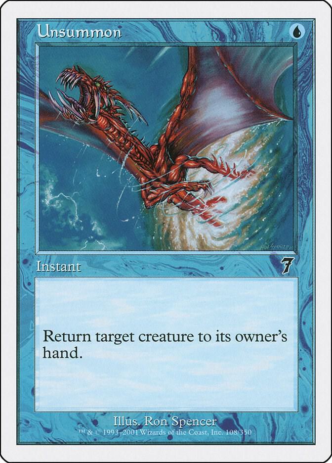 Unsummon (108) [Seventh Edition]