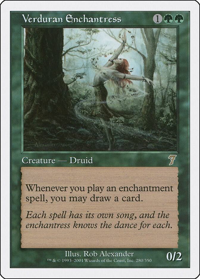 Verduran Enchantress (280) [Seventh Edition]