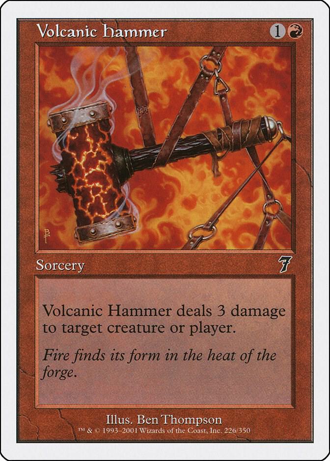 Volcanic Hammer (226) [Seventh Edition]