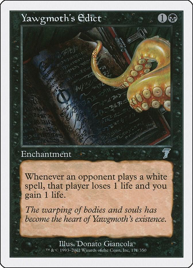 Yawgmoth's Edict (171) [Seventh Edition]