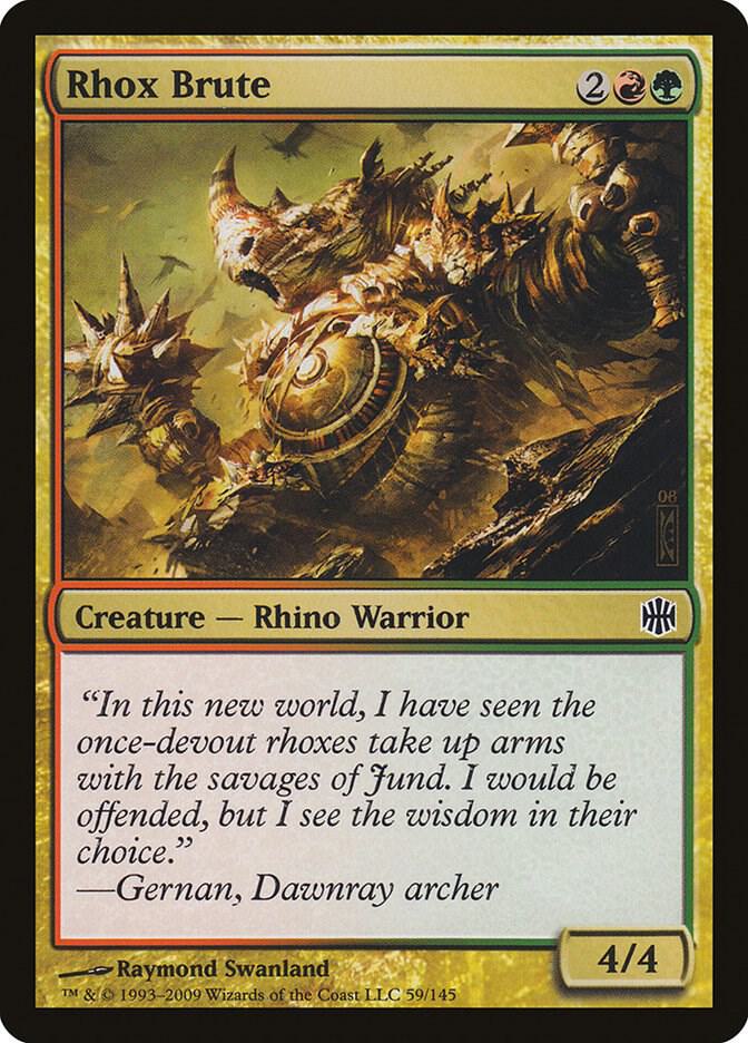 Rhox Brute (59) [Alara Reborn]