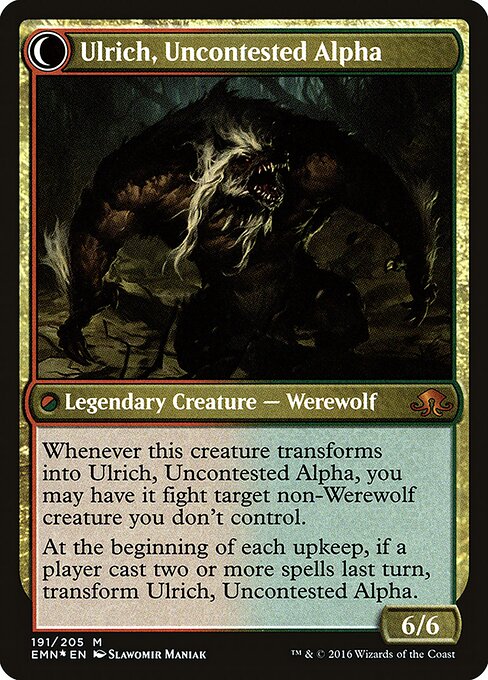 Ulrich of the Krallenhorde (191) [Prerelease Cards] Reverse