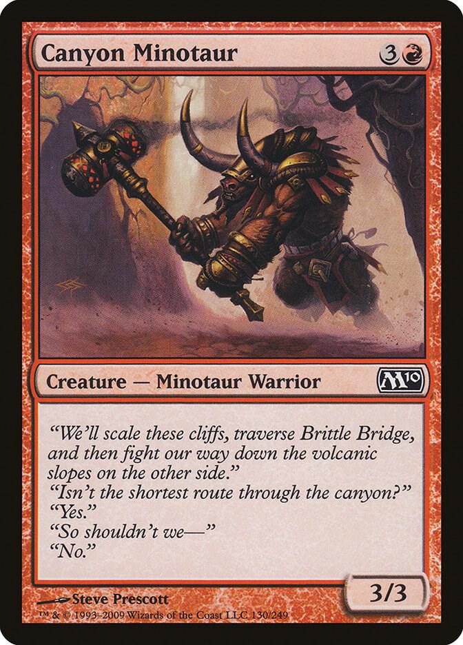 Canyon Minotaur (130) [Magic 2010]