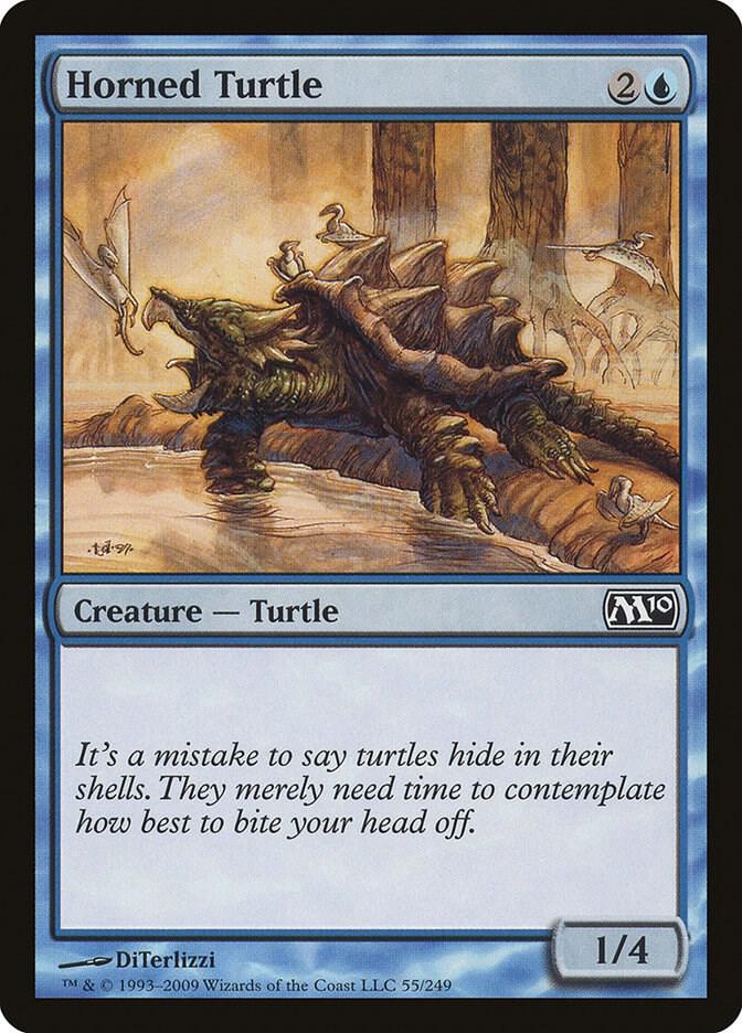 Horned Turtle (55) [Magic 2010]