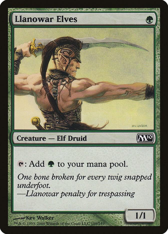 Llanowar Elves (189) [Magic 2010]