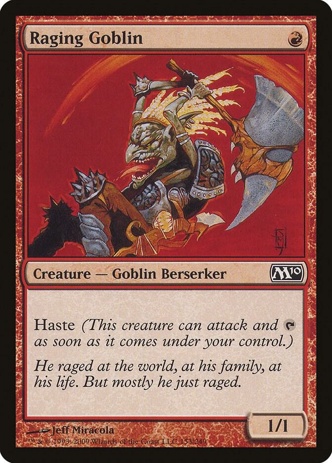 Raging Goblin (153) [Magic 2010]