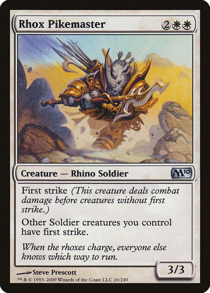 Rhox Pikemaster (26) [Magic 2010]