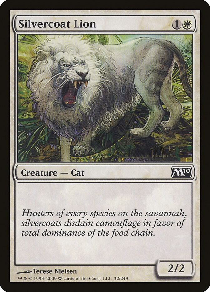 Silvercoat Lion (32) [Magic 2010]