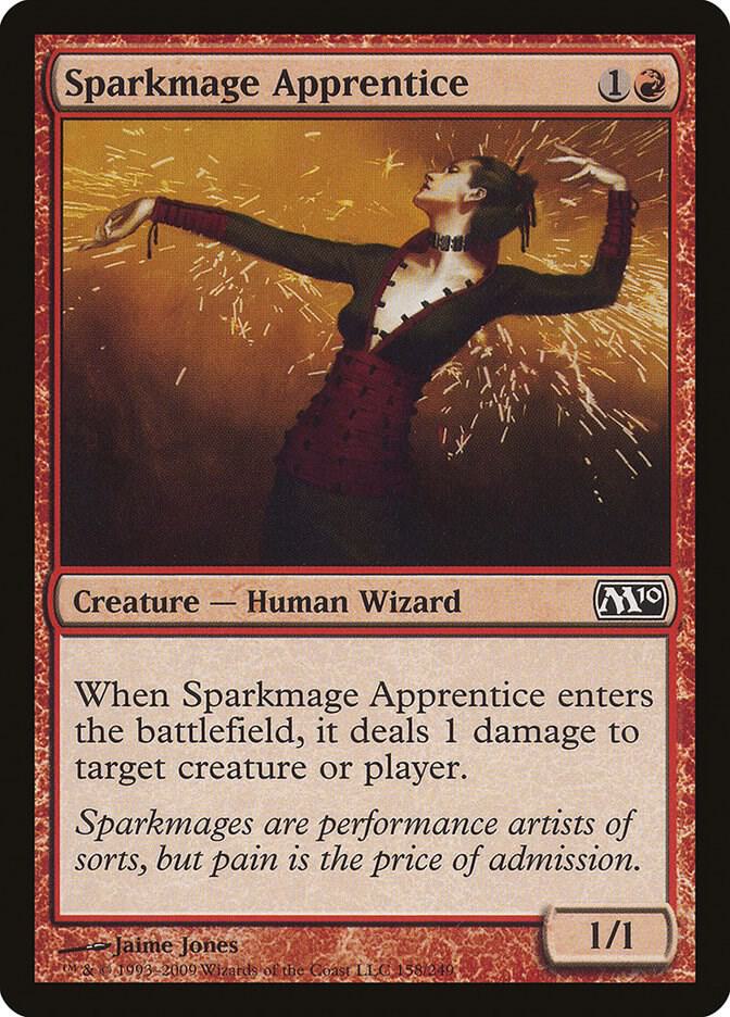 Sparkmage Apprentice (158) [Magic 2010]
