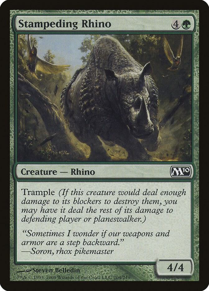 Stampeding Rhino (204) [Magic 2010]