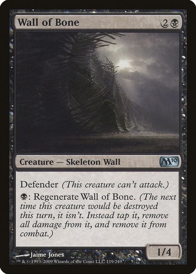 Wall of Bone (119) [Magic 2010]