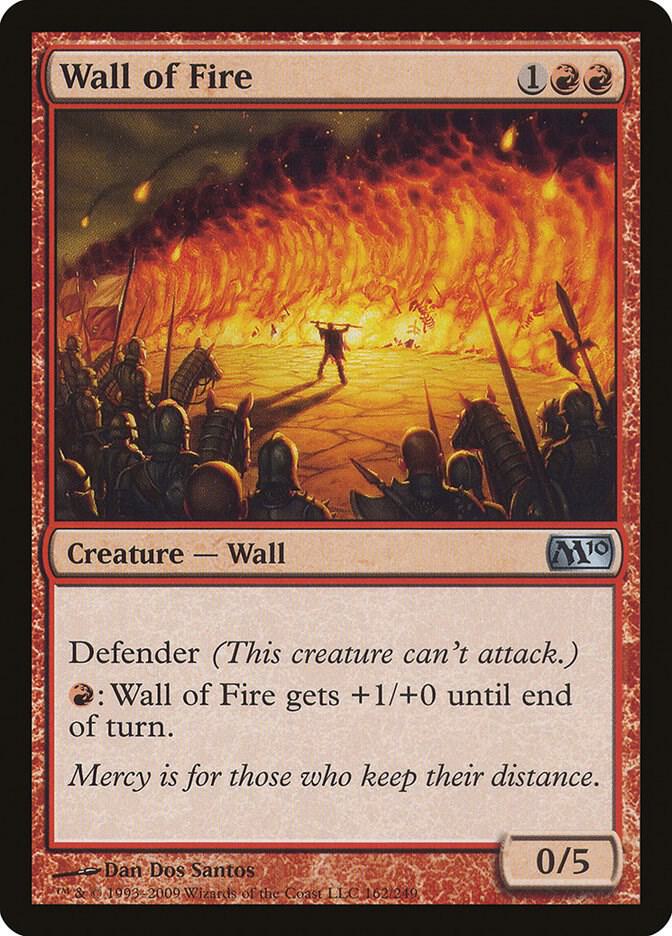 Wall of Fire (162) [Magic 2010]