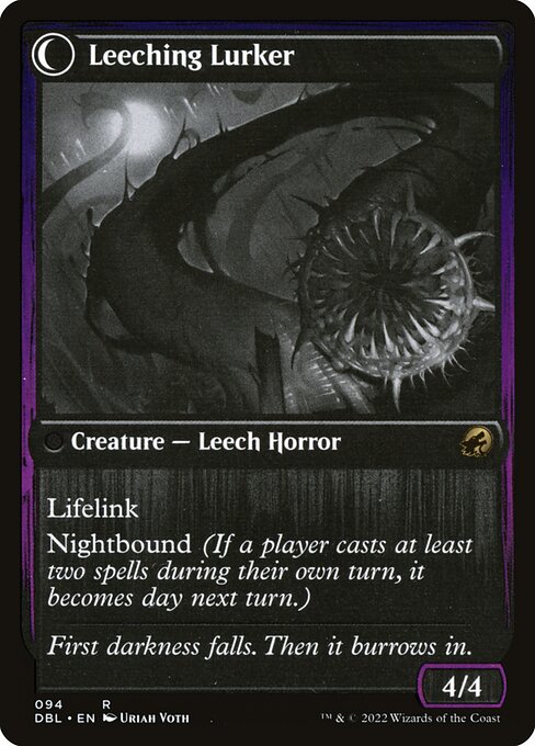 Curse of Leeches (94) [Innistrad: Double Feature] Reverse