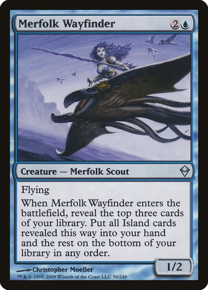 Merfolk Wayfinder (56) [Zendikar]