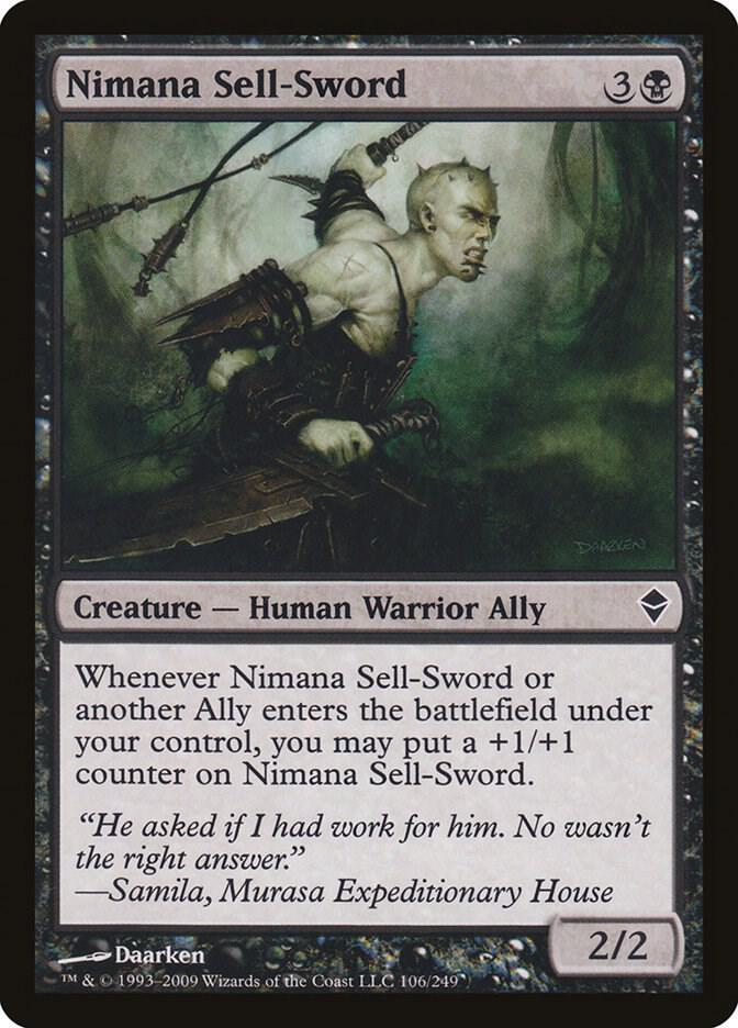 Nimana Sell-Sword (106) [Zendikar]