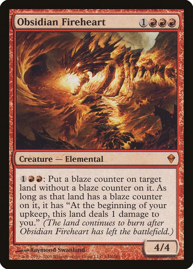 Obsidian Fireheart (140) [Zendikar]