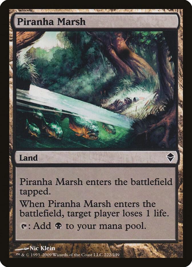Piranha Marsh (222) [Zendikar]