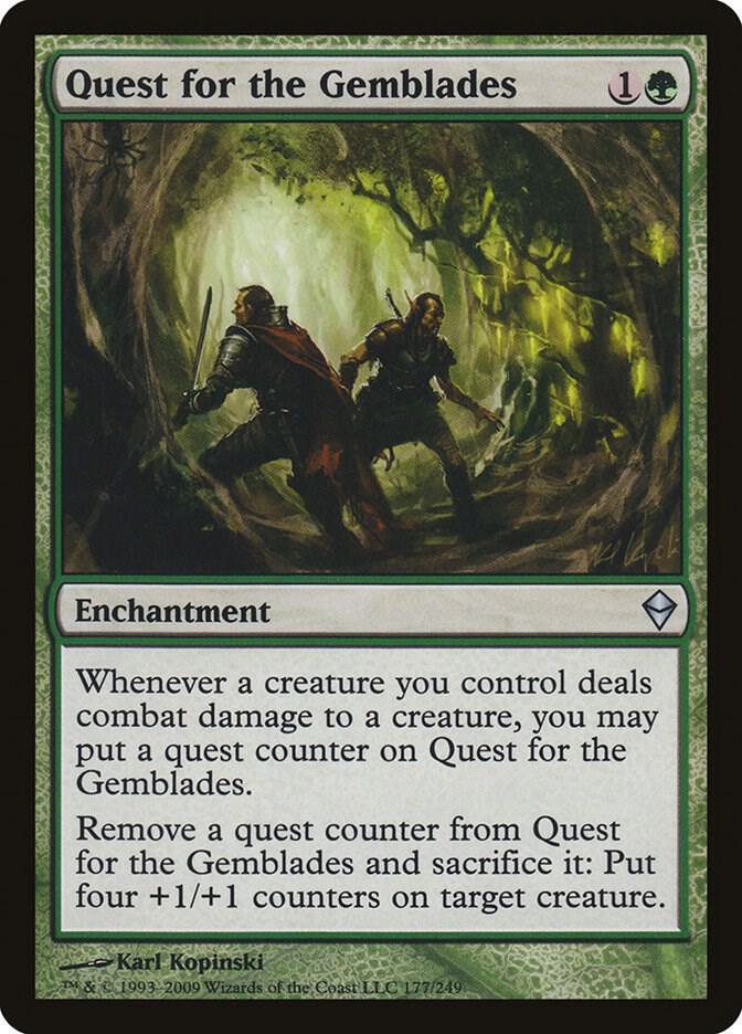 Quest for the Gemblades (177) [Zendikar]