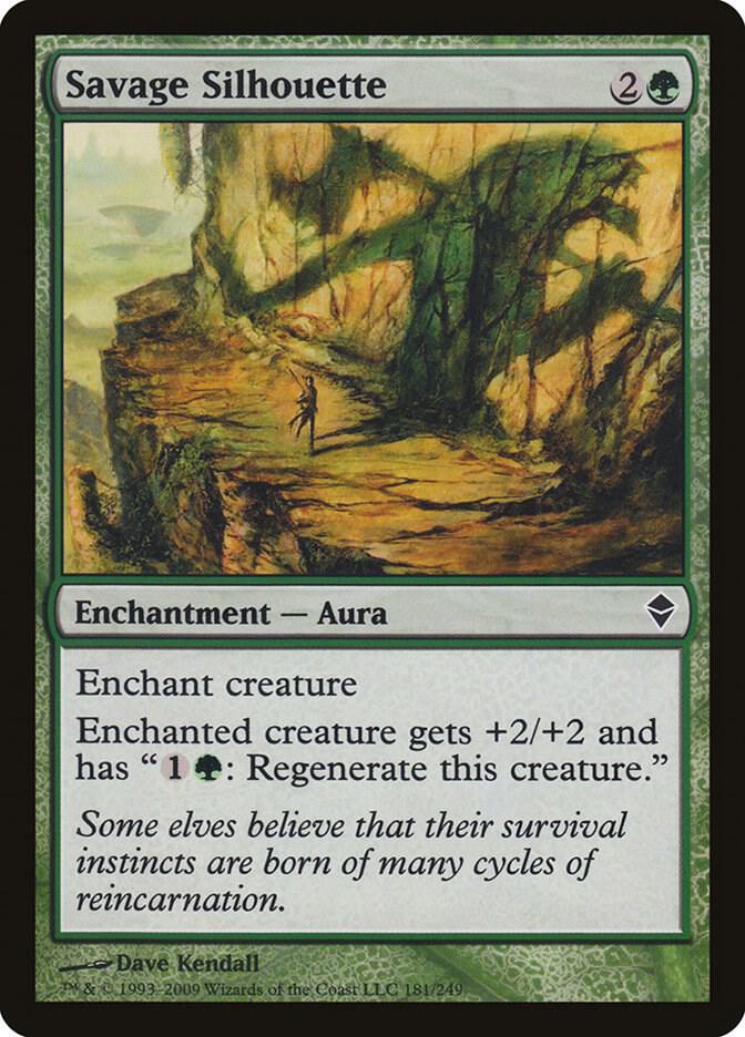Savage Silhouette (181) [Zendikar]
