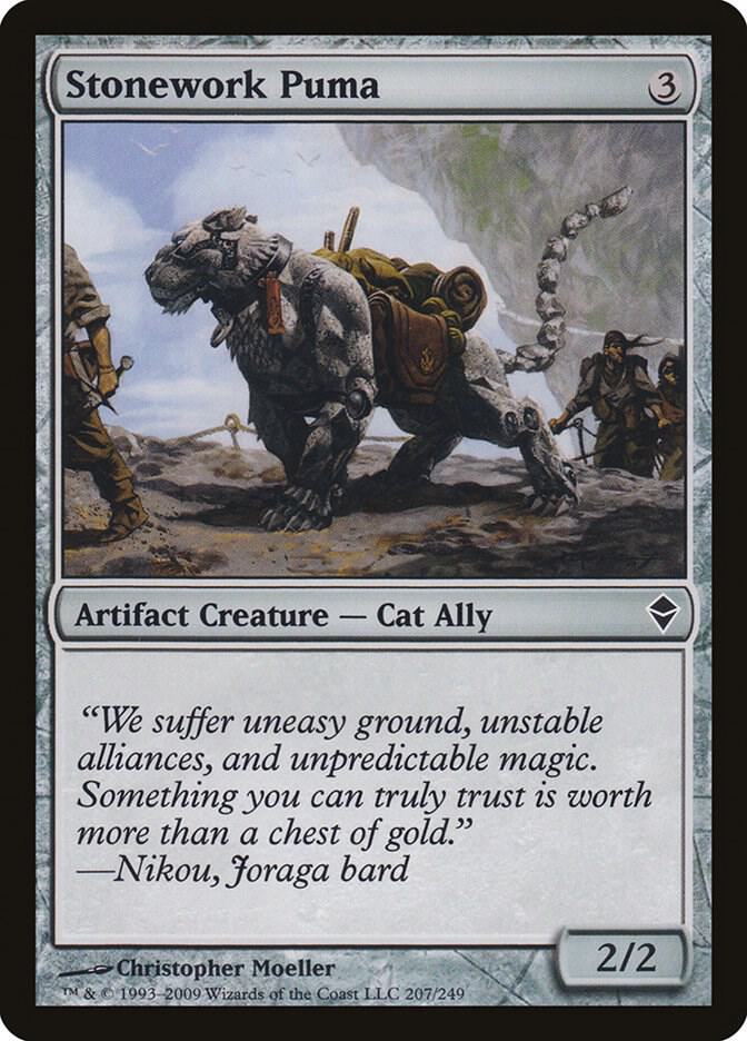 Stonework Puma (207) [Zendikar]