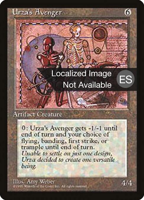 Urza's Avenger (355) [Fourth Edition Foreign Black Border]