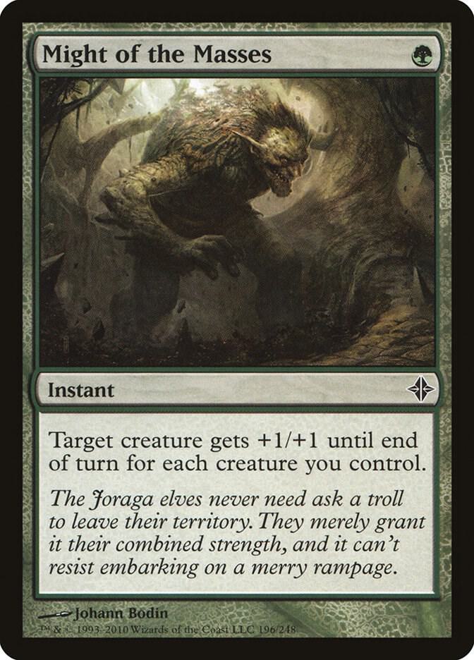 Might of the Masses (196) [Rise of the Eldrazi]