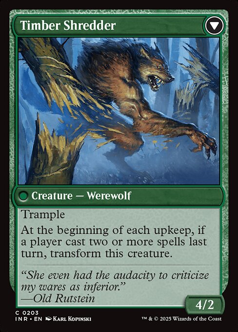 Hinterland Logger (203) [Innistrad Remastered] Reverse