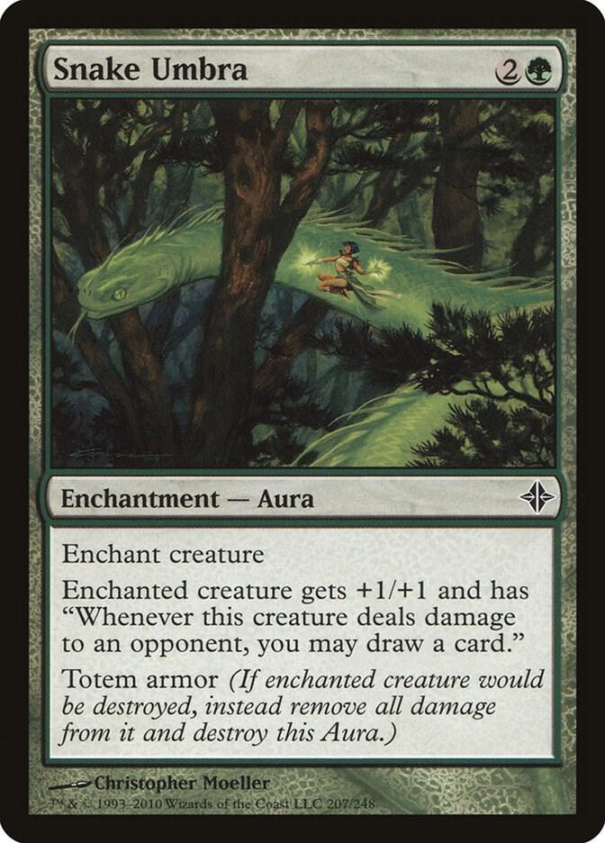 Snake Umbra (207) [Rise of the Eldrazi]