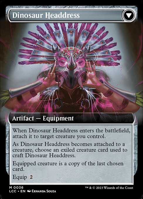 Paleontologist's Pick-Axe (Extended Art) (36) [The Lost Caverns of Ixalan Commander] [Extended Art] Reverse