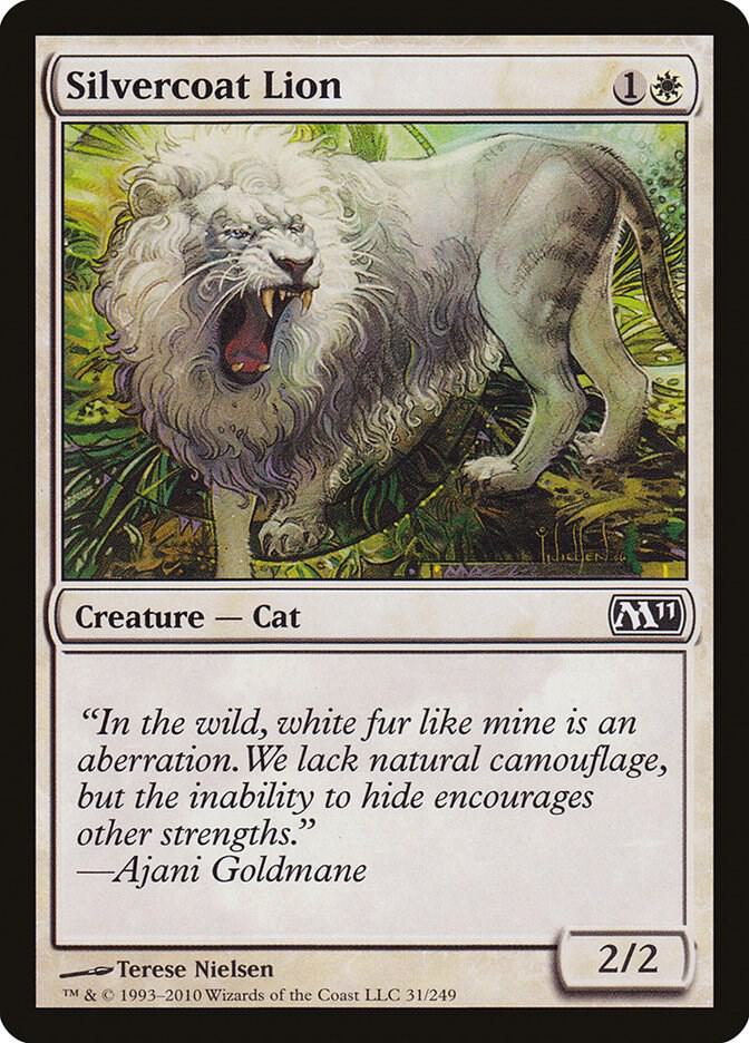 Silvercoat Lion (31) [Magic 2011]