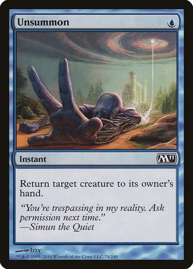 Unsummon (78) [Magic 2011]