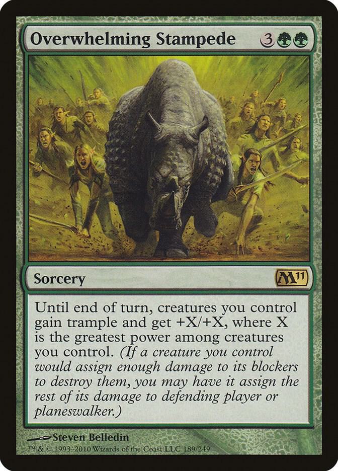 Overwhelming Stampede (189) [Magic 2011]