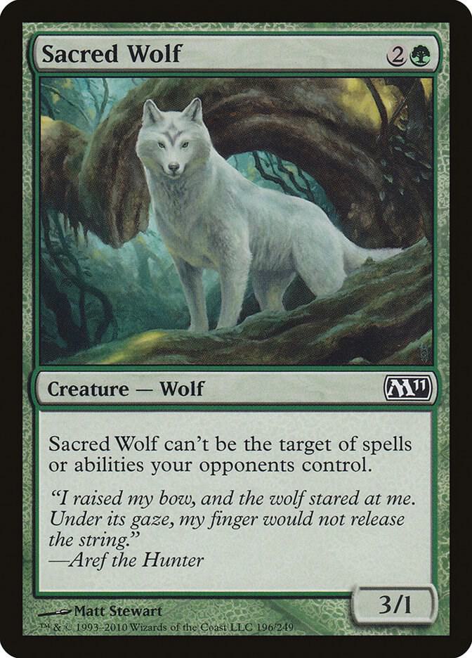 Sacred Wolf (196) [Magic 2011]