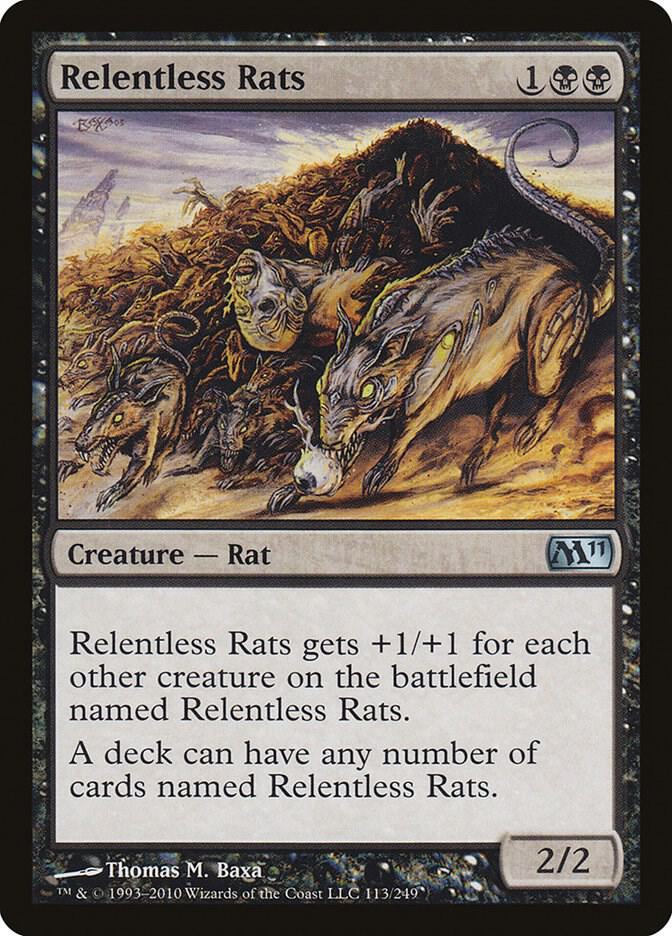 Relentless Rats (113) [Magic 2011]