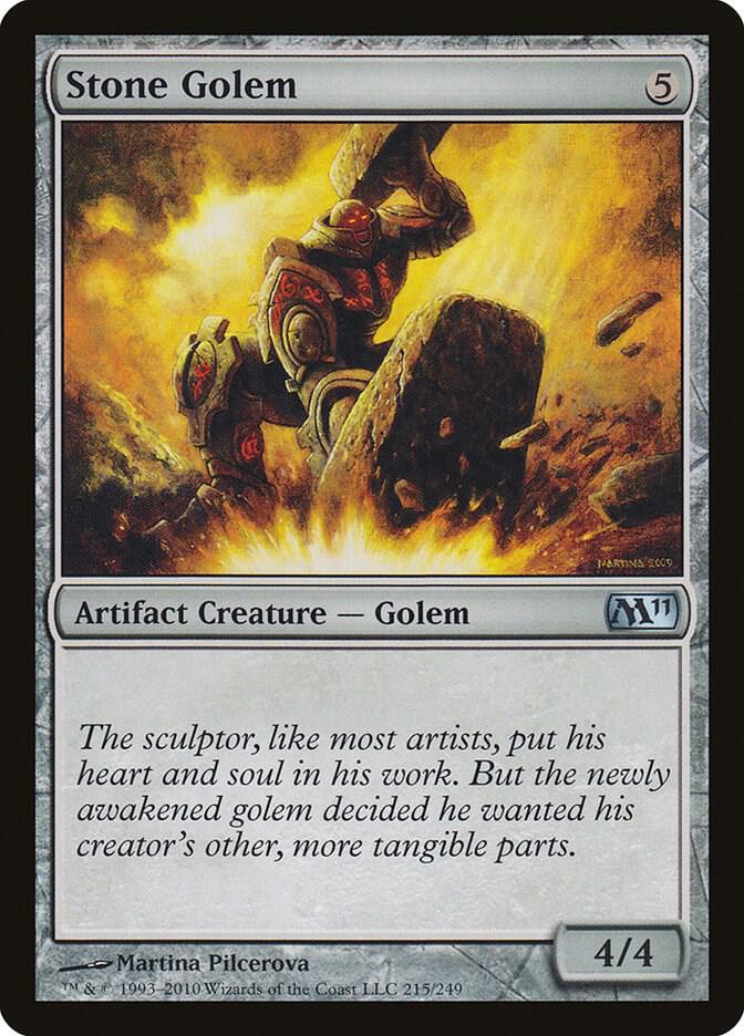 Stone Golem (215) [Magic 2011]