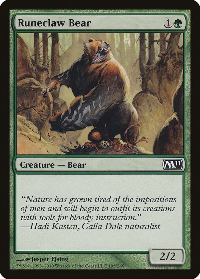 Runeclaw Bear (195) [Magic 2011]