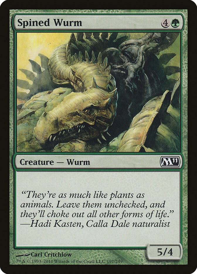 Spined Wurm (197) [Magic 2011]