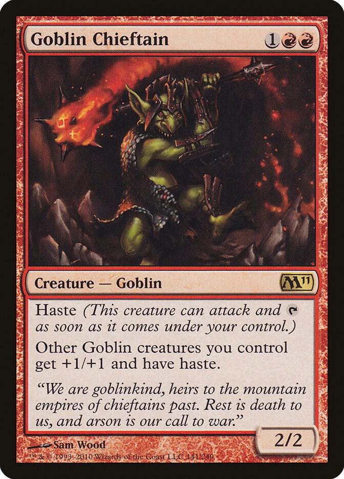 Goblin Chieftain (141) [Magic 2011]