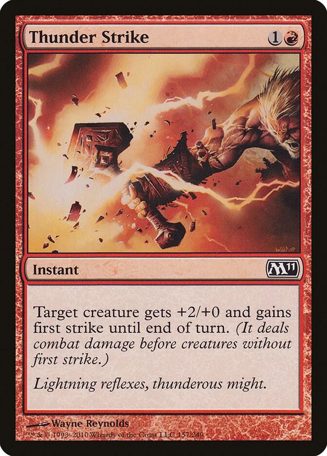 Thunder Strike (157) [Magic 2011]