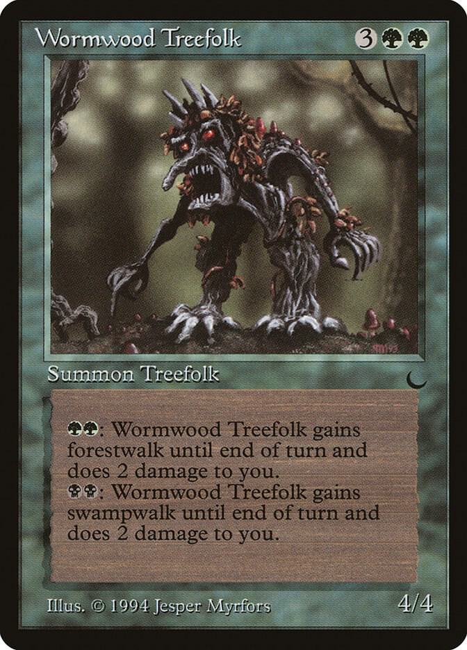 Wormwood Treefolk (92) [The Dark]