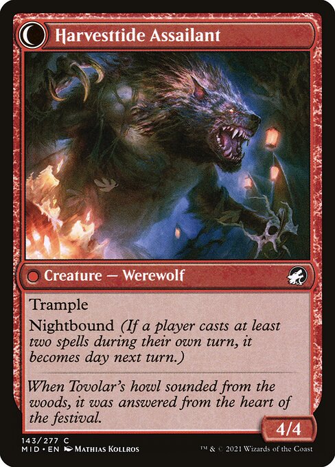Harvesttide Infiltrator (143) [Innistrad: Midnight Hunt] Reverse