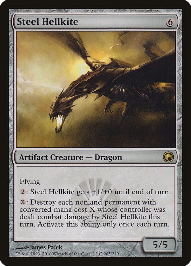 Steel Hellkite (205) [Scars of Mirrodin]
