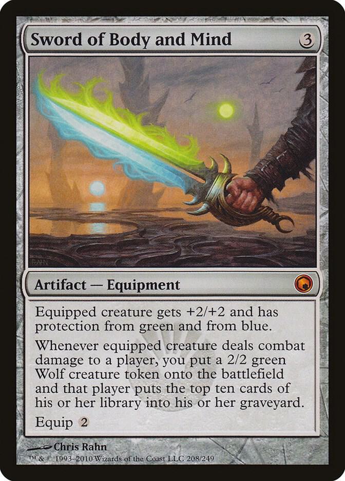 Sword of Body and Mind (208) [Scars of Mirrodin]