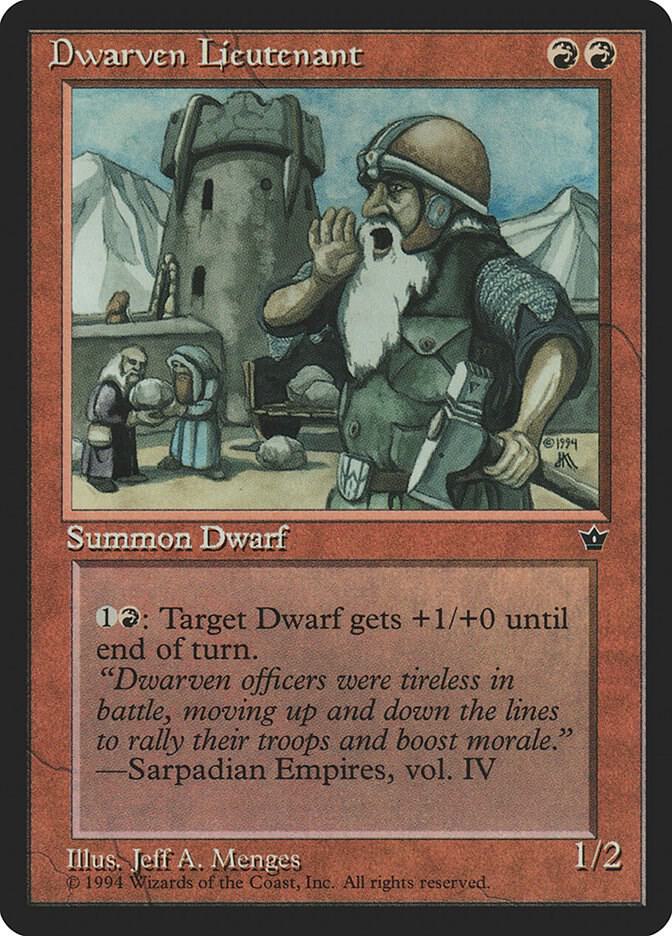 Dwarven Lieutenant (52) [Fallen Empires]