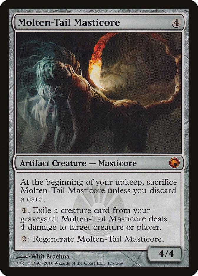 Molten-Tail Masticore (177) [Scars of Mirrodin]